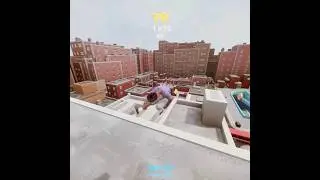 Insane parkour game combo #parkour #feeerunning #parkourvideogame #madeindreams #dreams #flow #combo