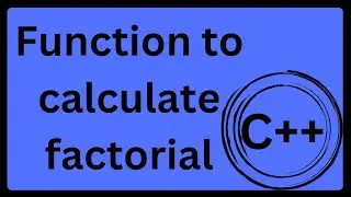function of factorial in c++| functions practice question in c++| code with ash