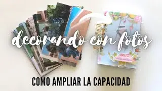 💡IDEAS SCRAPBOOKING💖DECORANDO CON FOTOS🤩Como ampliar la capacidad de tu álbum 👉FACIL Y ORIGINAL