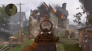 CoD WWII : PRIVATE BETA - Team deathmatch game .
