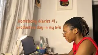 Homebody Diaries| TRYING to stay productive at Home + Learning UX design⭐️
