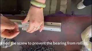 How to install LM bearings on SBR16UU Aluminum block?