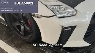 9dec2025   Sengkang East Way  #SLA5082H mercedes e200 hit and run on nissan gtr