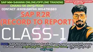 SAP P2P Process Telugu,R2R (Record to Report)Complete Flow Explained, End-User Training(R2R,P2P,O2C)
