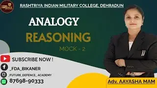 REASONING (ANALOGY)  #RIMC JUN2025|AISSEE|RMS2025#rimc#jnvst #apo#RAS#EXAM