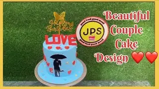Beautiful couple cake design #couplecake 