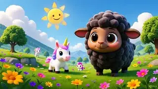 🐑🦄 Baba Black Sheep & Unicorn 🌈 | Magical Kids Song & Friendship Adventure 🎵✨