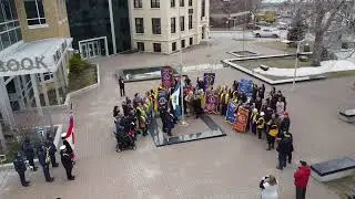 Spring Convention Flag Raising