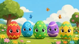 Five Color Eggs Counting Song 🥚🌈 | Monkey & Sparrows | Learn Numbers 1&ndash;5 | Kids Rhyme