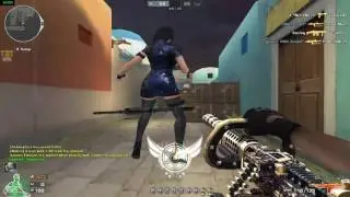 CrossFireNA: KAC Chainsaw-Rusty Gold Skull FFA gameplay