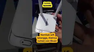 Alat Nembak Wifi  Pake Router Murah 100 Ribuan, Totolink n200re #wifi #router #totolink