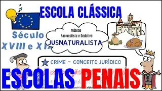 ESCOLAS PENAIS - Escola Cl&aacute;ssica - Positiva - Desfesa Social - Direito Penal