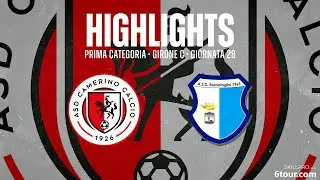 ASD Camerino Calcio 3 - 0 Asd Esanatoglia - Highlights • 28a Giornata