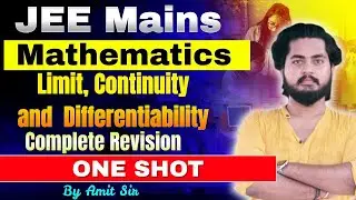 Limit, Continuity and Differentiability | PYQ'S | One Shot | Crash Course | IIT JEE | Amit Maurya 