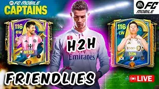 (VERTICAL) LIVE 🔴Captain Event FINALE LIVE &ndash; H2H Friendlies With Viewers ⚡🌍 | FC MOBILE
