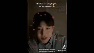 Exo SUHO turning LIVE on IG and speaking SEXILY in English!!