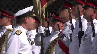 The Queen's Birthday Parade returns to Casemates Square after being cancelled last year