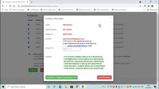 CRSU University: Registration for online exam step by step