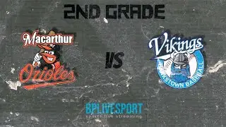 Macarthur Orioles VS Vikings - 2nd Grade - NSW STATE LEAGUE BASEBALL