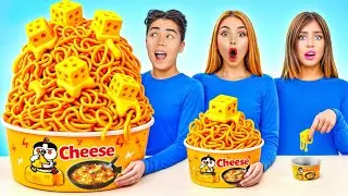 Big, Medium and Small Food Challenge | Chocolate Competition & Crazy Tricks by Turbo Team