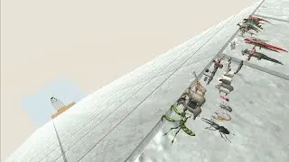 All Units Falling Down 3 - Part 2 - Animal Revolt Battle Simulator