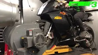 KTM RC8 Full Custom ECU Flash With K&N air filter, Std down pipes and Race silencer, P3 Tuning