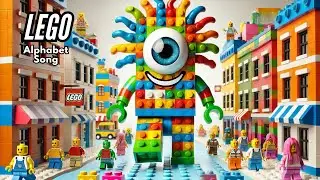 Fun Lego Alphabet Song for Kids | Learn ABCs with Colorful Lego Creations!