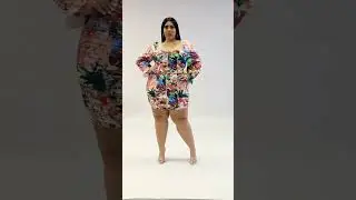 WOW !! beautiful Queen of paradise| plus size women | Party like dress 👗 #trendy #viralshorts
