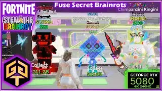 Fortnite Steal the Brainrot Machine Fuse Carnival Chimpanzini Kingini & Darkness Dul Dul Dul Secrets