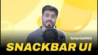 SnackBar Design - Material Design 3.0 - Tutorial #03