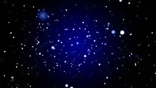 Blue Background With Snow Particles Falling Video Clip, No Copyright | Various Background Clips