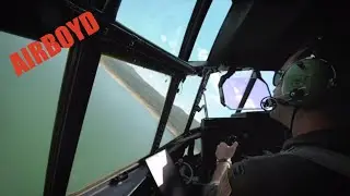 C-130 Low Level Flying Over Bulgaria