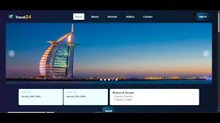 Travel24 Website Demo | Travel Booking & Tour Platform | Full-Stack Web Project
