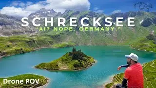 Looks Unreal 🇩🇪 Schrecksee | Germany&rsquo;s Most Magical Alpine Lake (Drone Cinematics) #schrecksee #alps