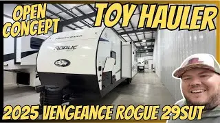 2025 Vengeance Rogue 29SUT Full Tour & Review | Open Concept Toy Hauler