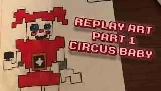Replay Art | Part 1 | 8 Bit Baby Speed Drawing