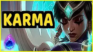 KARMA VS THRESH SUPPORT GAMEPLAY DIAMOND I