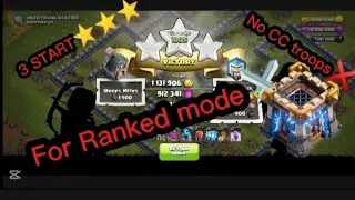 Th 12 Easy but 3 star ⭐⭐⭐ Attack Strategy For Ranked  ⚔️⚔️ In tamil