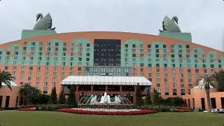 Disney Hotel Tour! Come explore Disneys beautiful Epcot Resorts The Swan and Dolphin VLOG 1/18/24