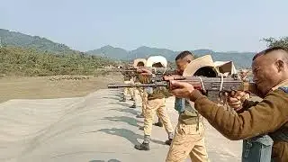 Assam police Training 117th batch firing test II 5.56mm INSAS Rifle || #firing #assampolice #shors