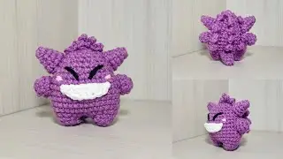 Crochet Gengar Tutorial | Pokemon Amigurumi | Boneka Rajut