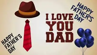 FATHERS DAY !! 🎁🎉🎈TV ART NO SOUND