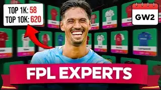 FPL GW2 EXPERTS TEAM 🔒 FREE HIT ACTIVE!