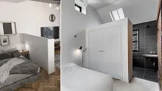 10 Bedroom Partition Ideas: Half Walls