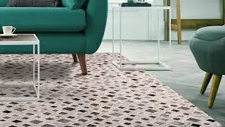 Luxury Contemporary Natural Area Rug Carpet | 100% Handmade | Leather Rio Galaxy | MAT Living USA