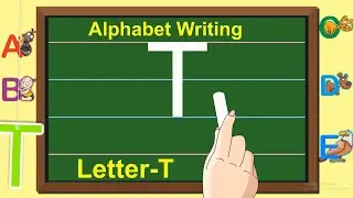English Capital Letter Writing | Letter - T | Writing Capital ABC for children | Learning Booster