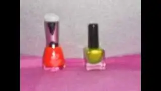 mon nouveus verni fluo!