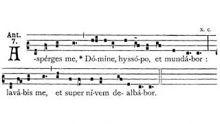 Gregorian Chant - Julian D. Jankowski - Asperges Me (I ad libitum) (Antiphon)