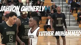 Jellyfam Jahvon Quinerly & Luther Muhammad SHOW OUT in Regular Season Finale! Hudson vs Bayonne