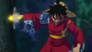 Luffy gets angry at Kaido